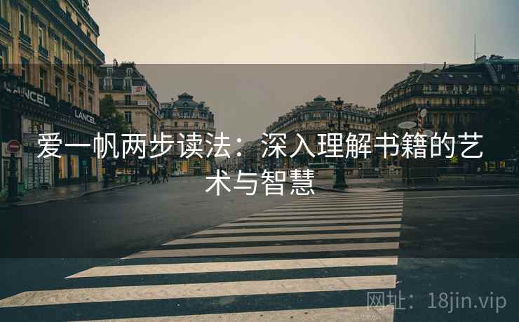 爱一帆两步读法:深入理解书籍的艺术与智慧 爱一帆两步读法:深入理解书籍的艺术与智慧
